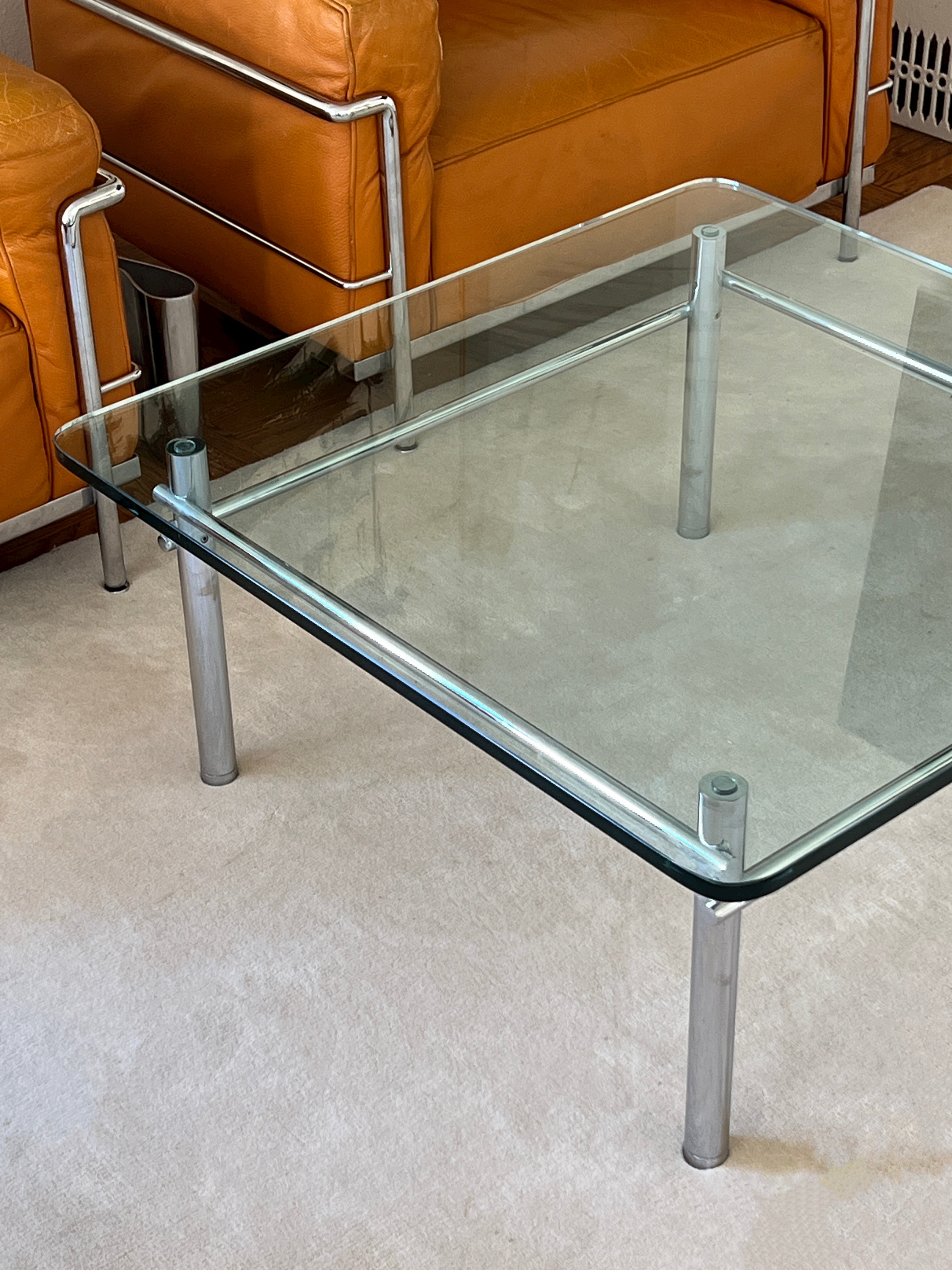 1970s Chrome Coffee Table