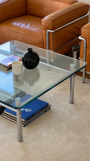 1970s Chrome Coffee Table