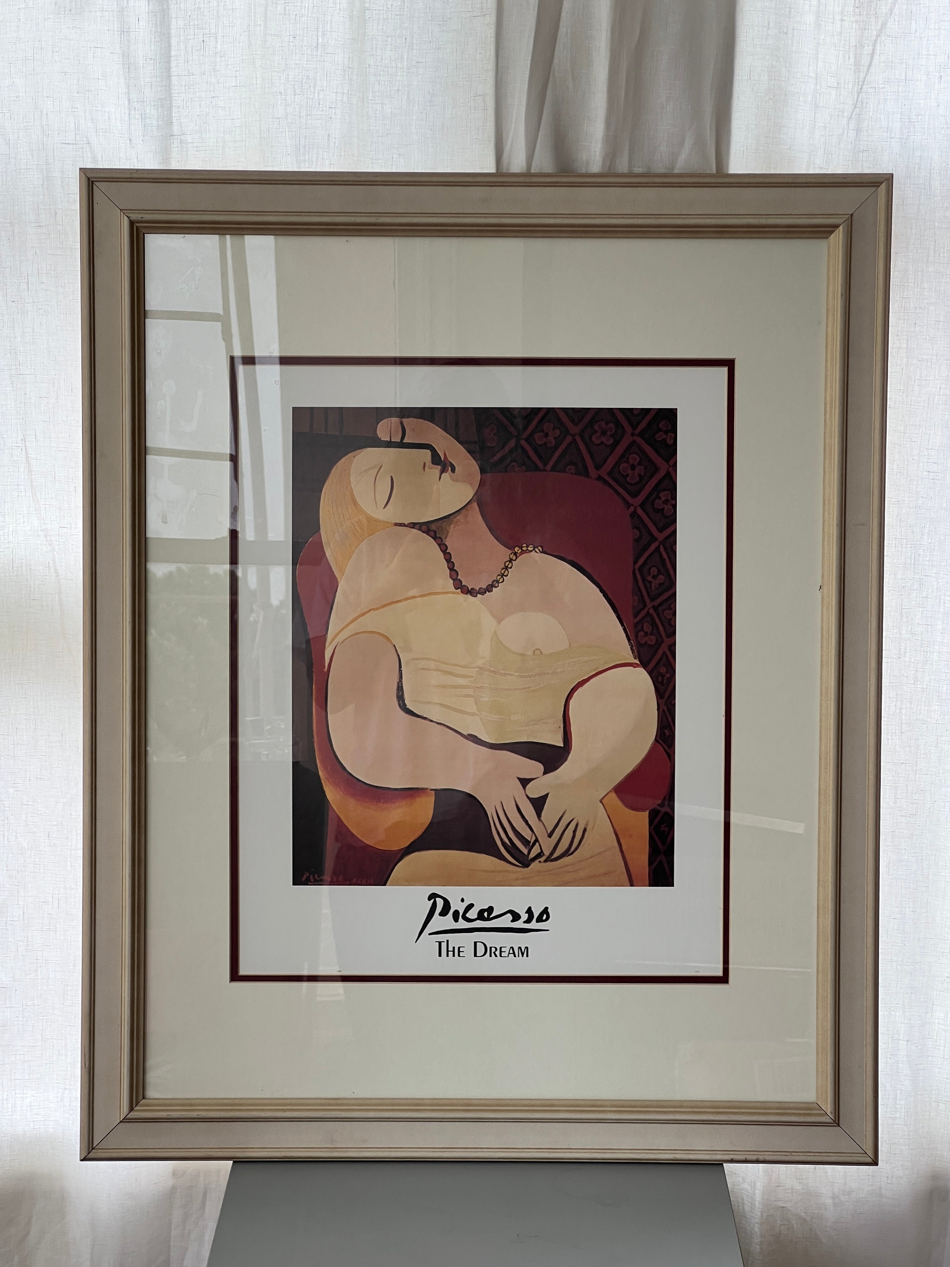 "The Dream" by Picasso, 1932 Framed Print