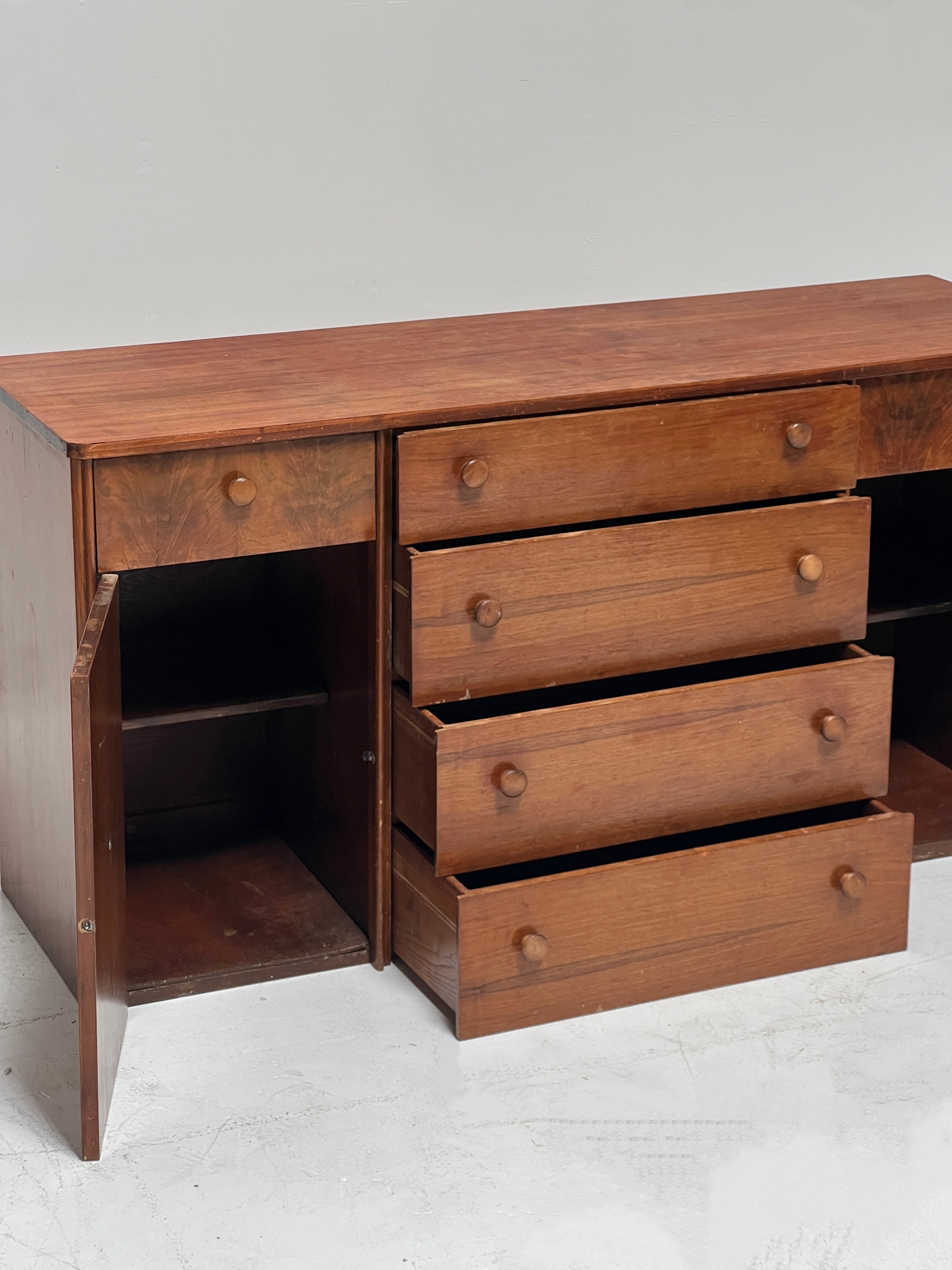 1960s Wood Credenza