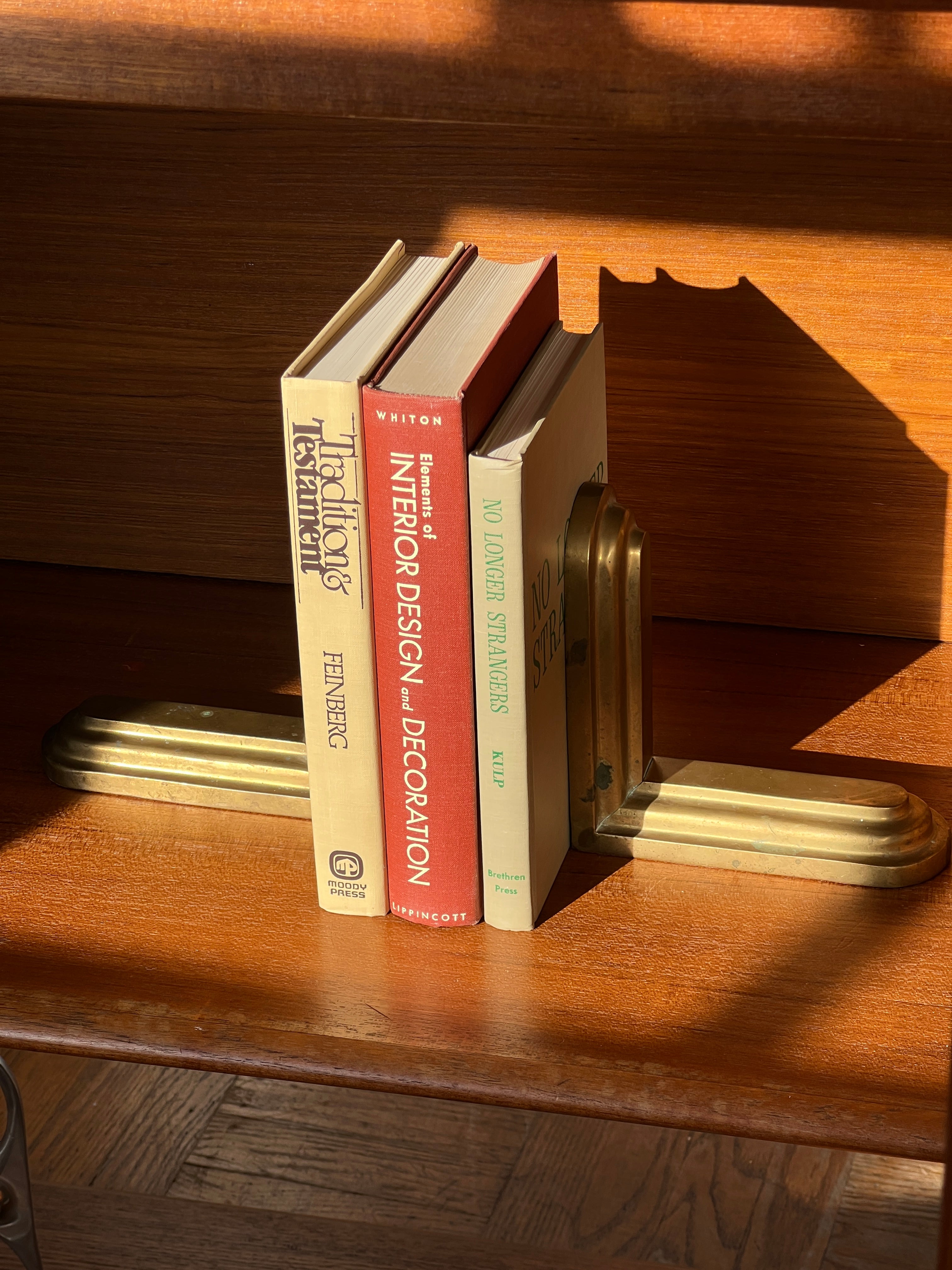 Brass Bookends