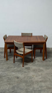 1960s Mid Century Scandinavia Woodworks Co. Teak Dining Chairs