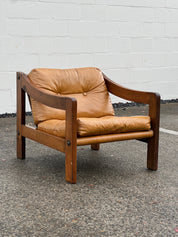 1970s Mid Century Lounge Chair by Decorion Fun Furnishings