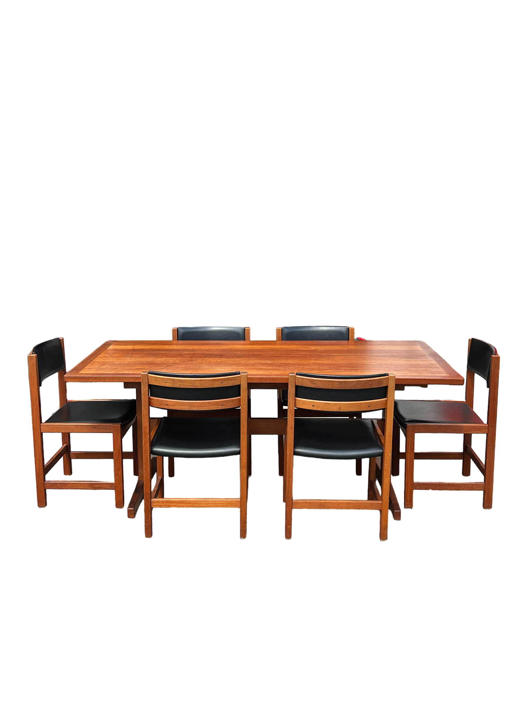 1960s Mid-Century Teak Dining Table for Ulferts, Made in Sweden