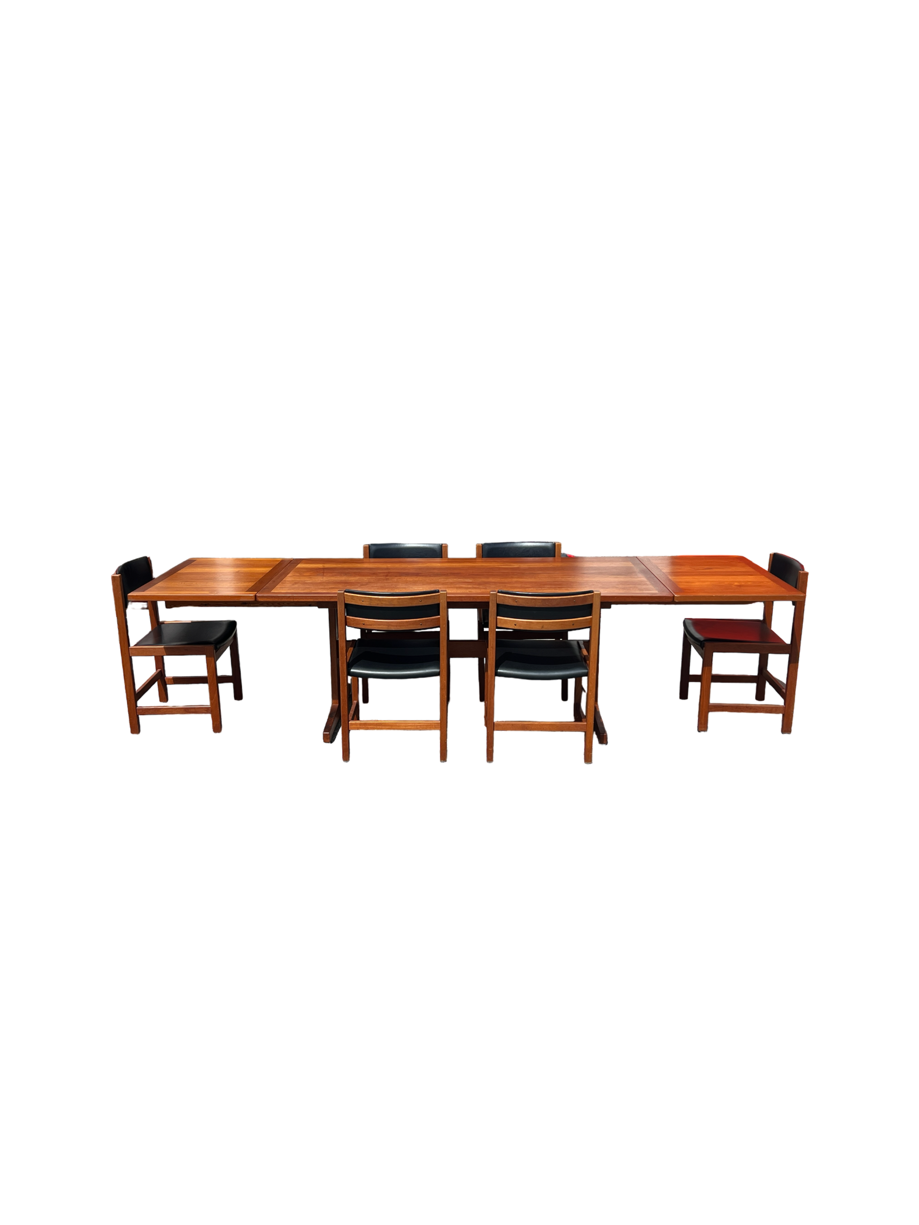 1960s Mid-Century Teak Dining Table for Ulferts, Made in Sweden