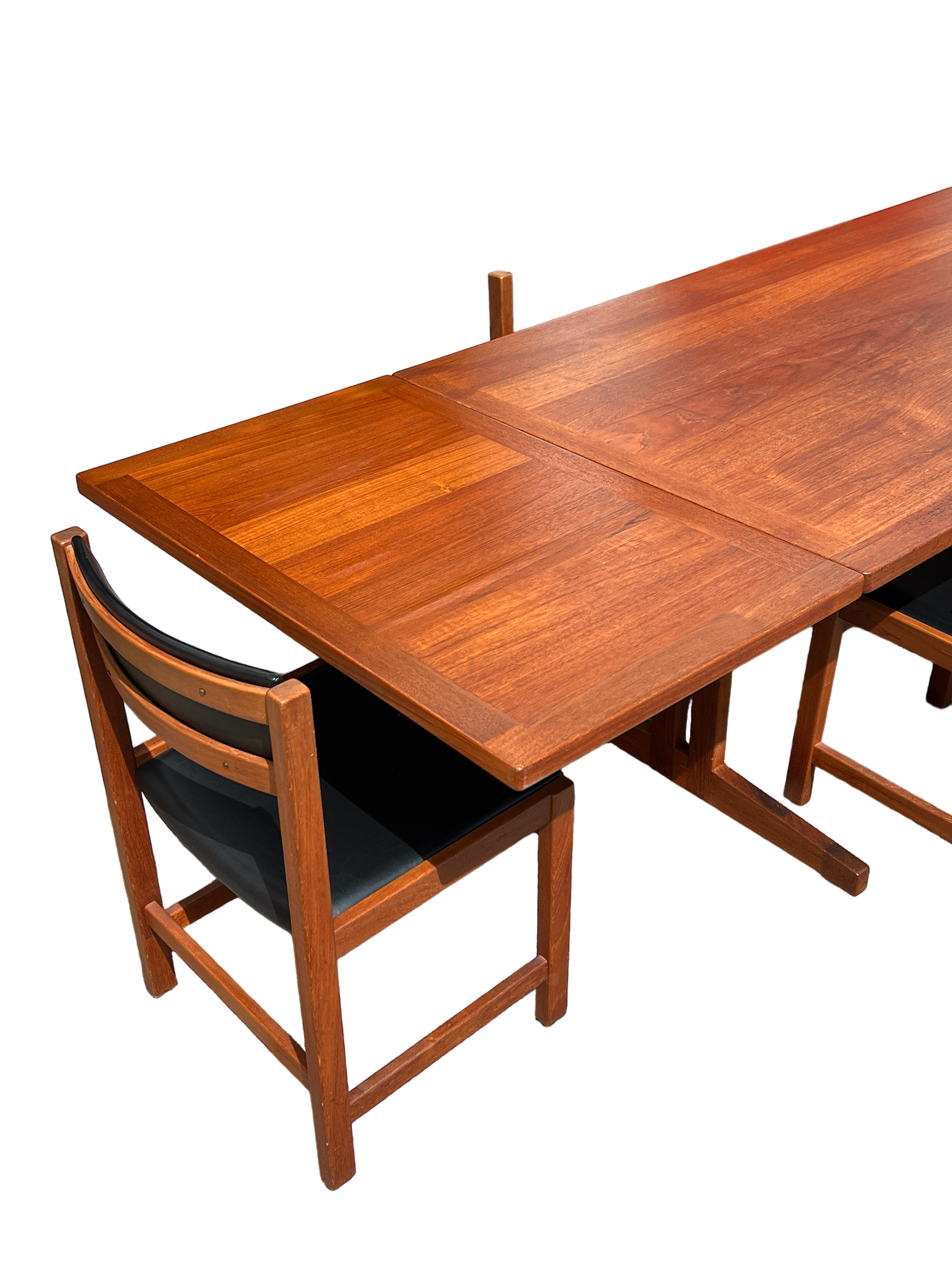 1960s Mid-Century Teak Dining Table for Ulferts, Made in Sweden