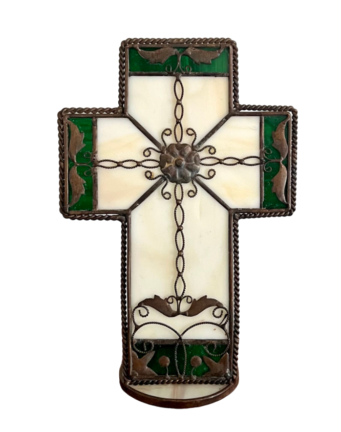 Guesthouse x Reliquia Stained Glass Cross Candle Holder