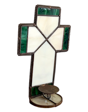 Guesthouse x Reliquia Stained Glass Cross Candle Holder