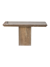 Travertine Console Table