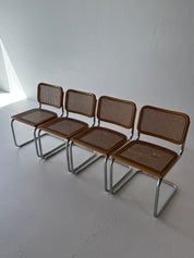 1970s Italian Cesca Chairs by Marcel Breuer for Cidue, Italy