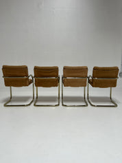 1970s Brass Sling Chairs