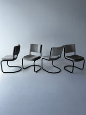 Black Cantilever Dining Chairs