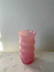 Pink Squiggle Vase