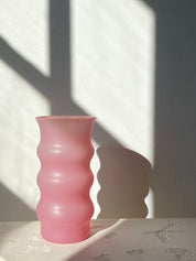 Pink Squiggle Vase