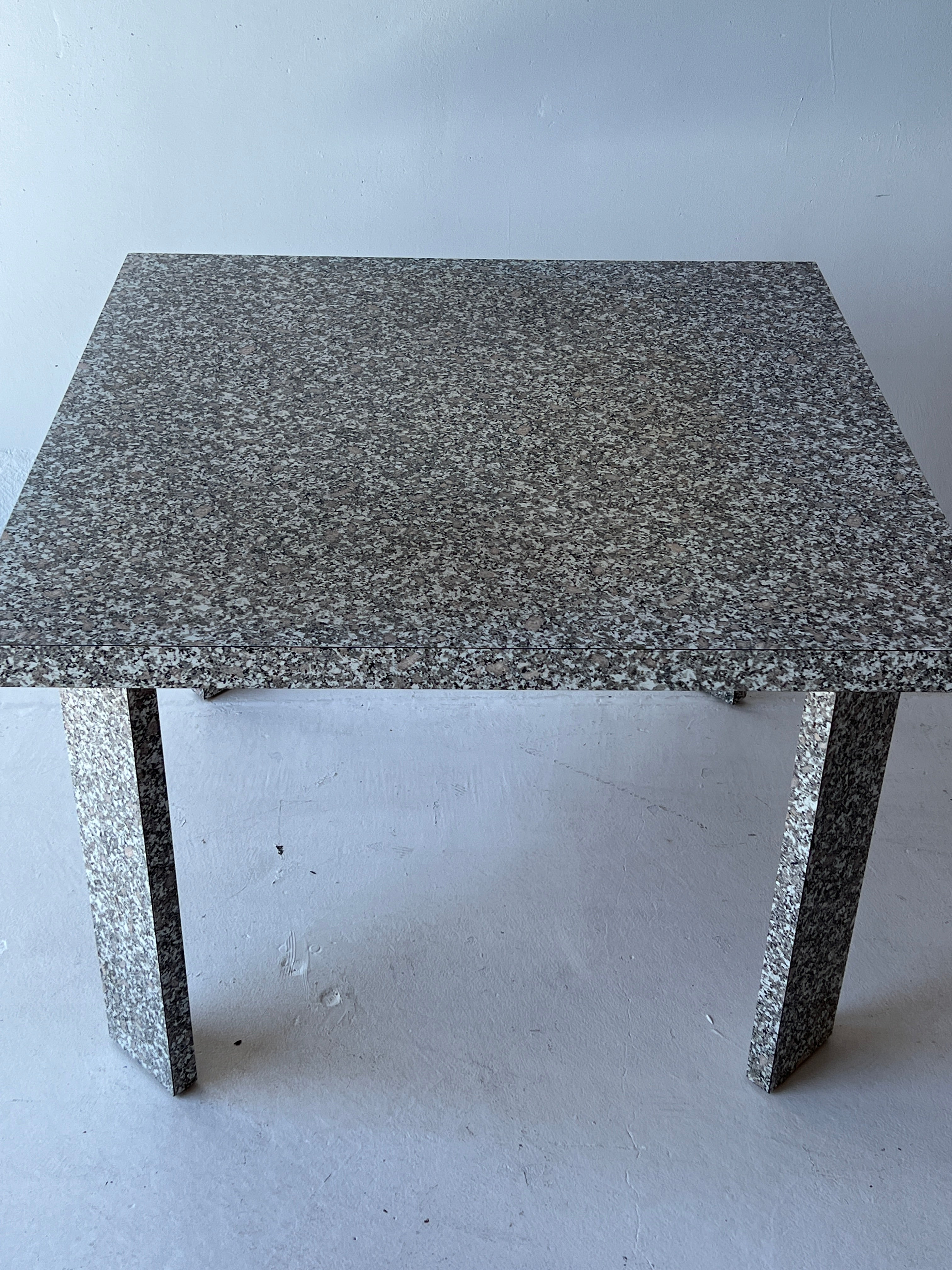 Grey Speckled Laminate Dining Table