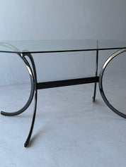 Italian Black Dining Table, 1970s