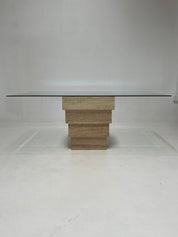 Travertine Dining Table