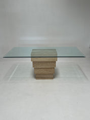 Travertine Dining Table