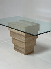 Travertine Dining Table