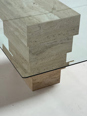 Travertine Dining Table