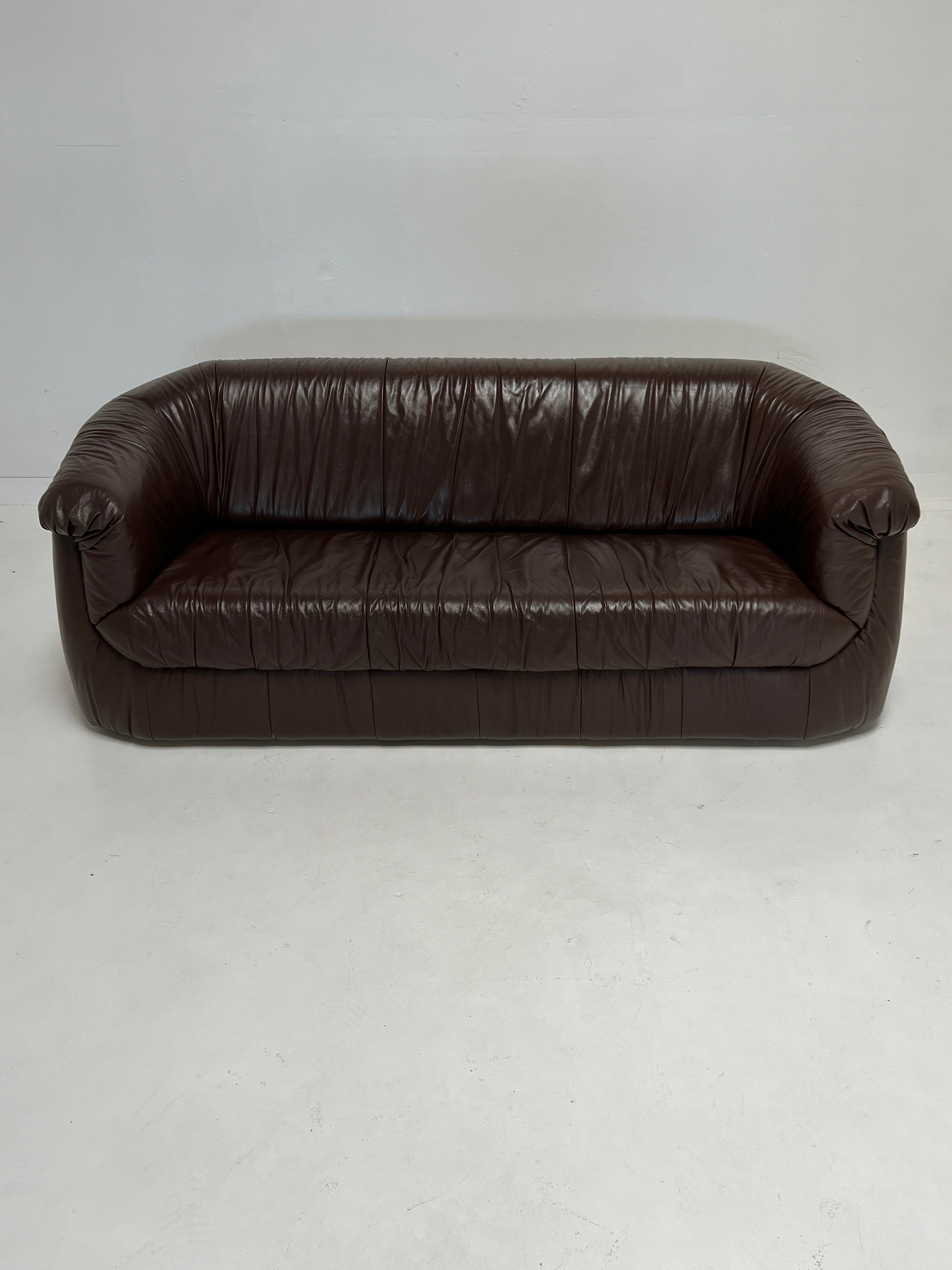 1980s Brown Sofa