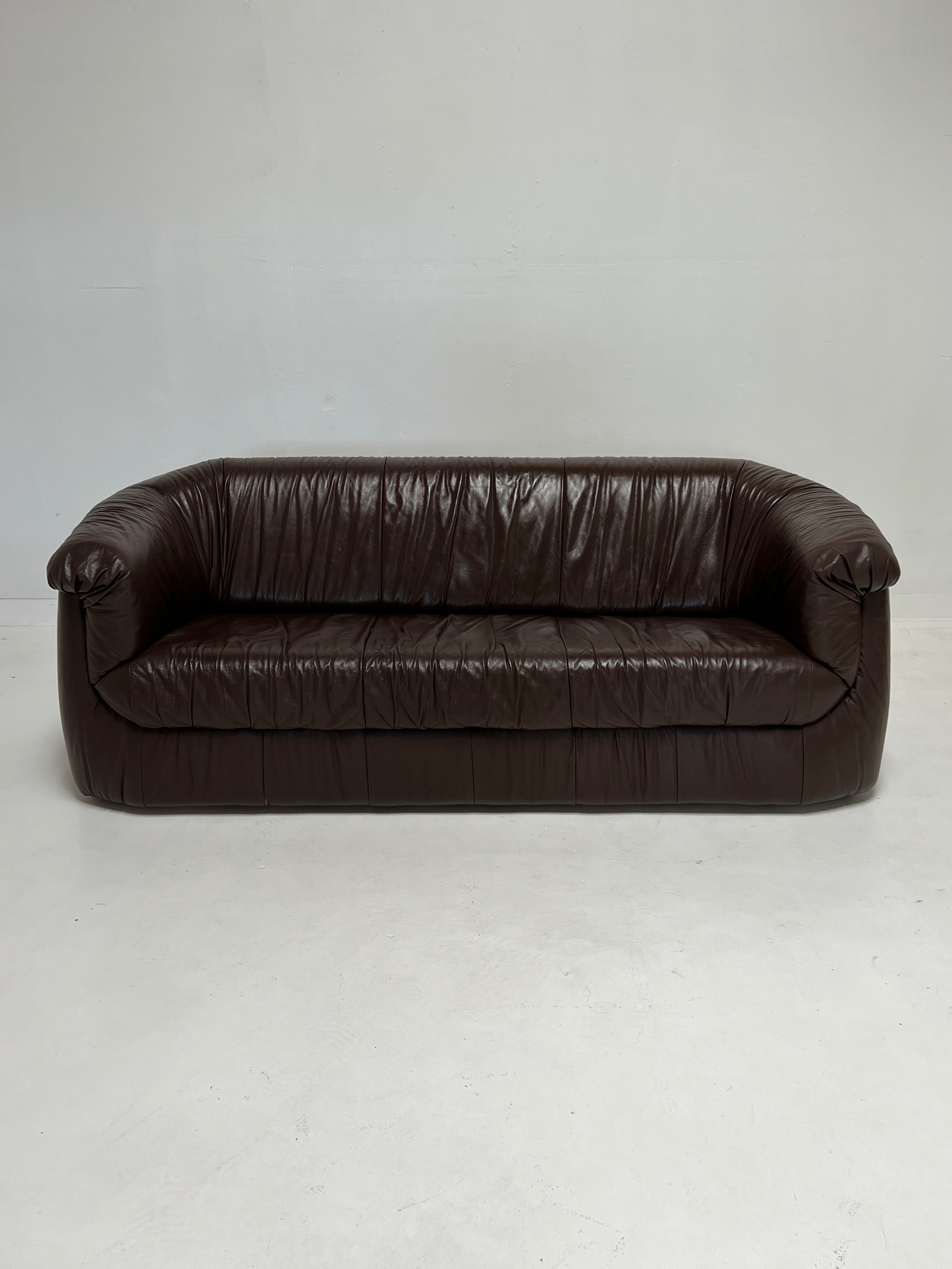 1980s Brown Sofa