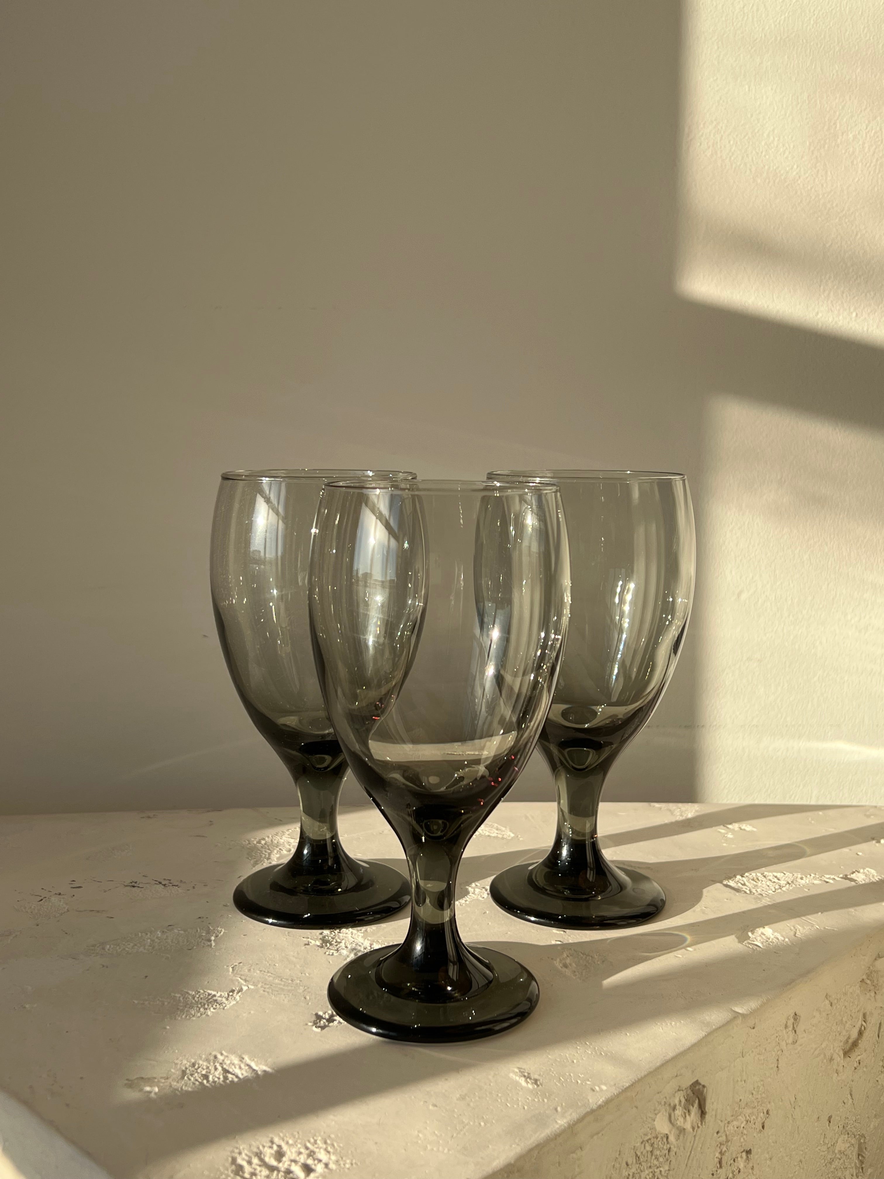 Smoked Glassware Set