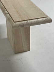 Travertine Console Table