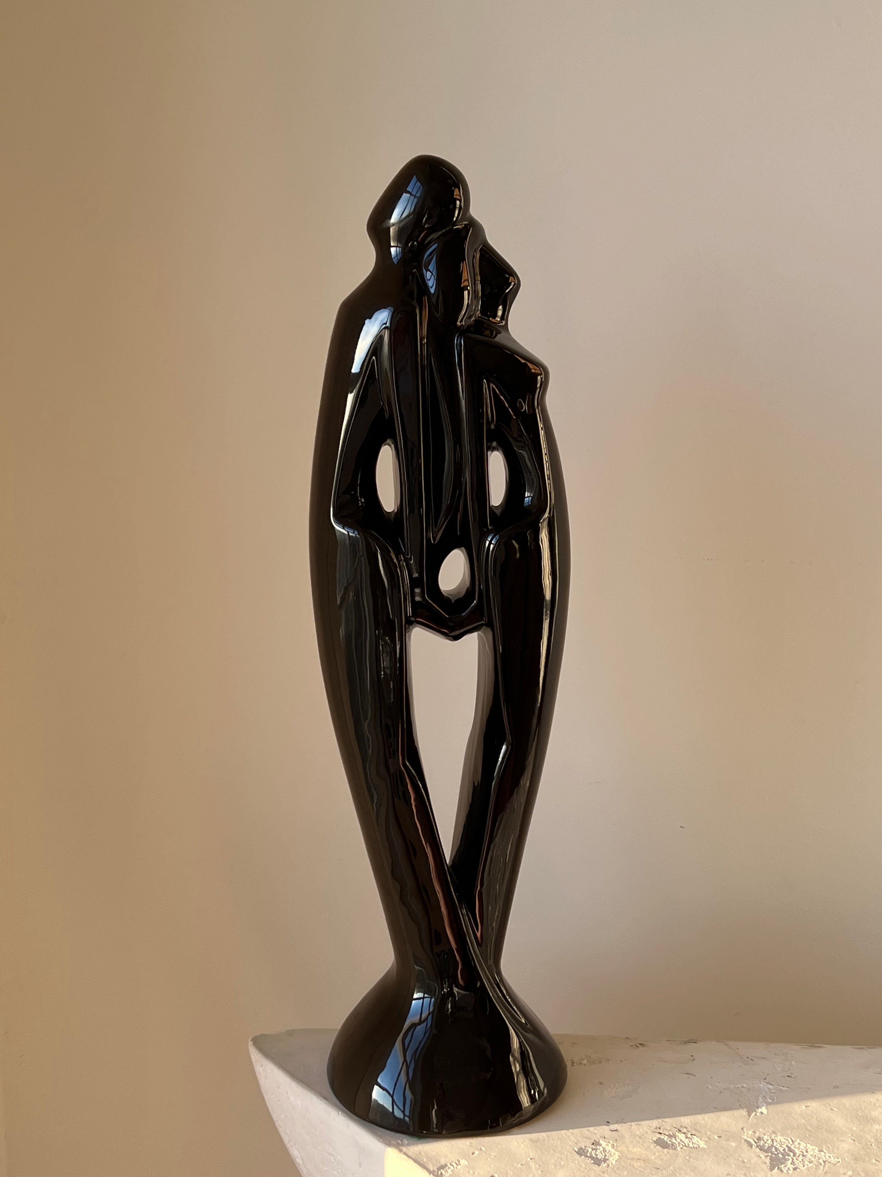 Black Haeger Sculpture