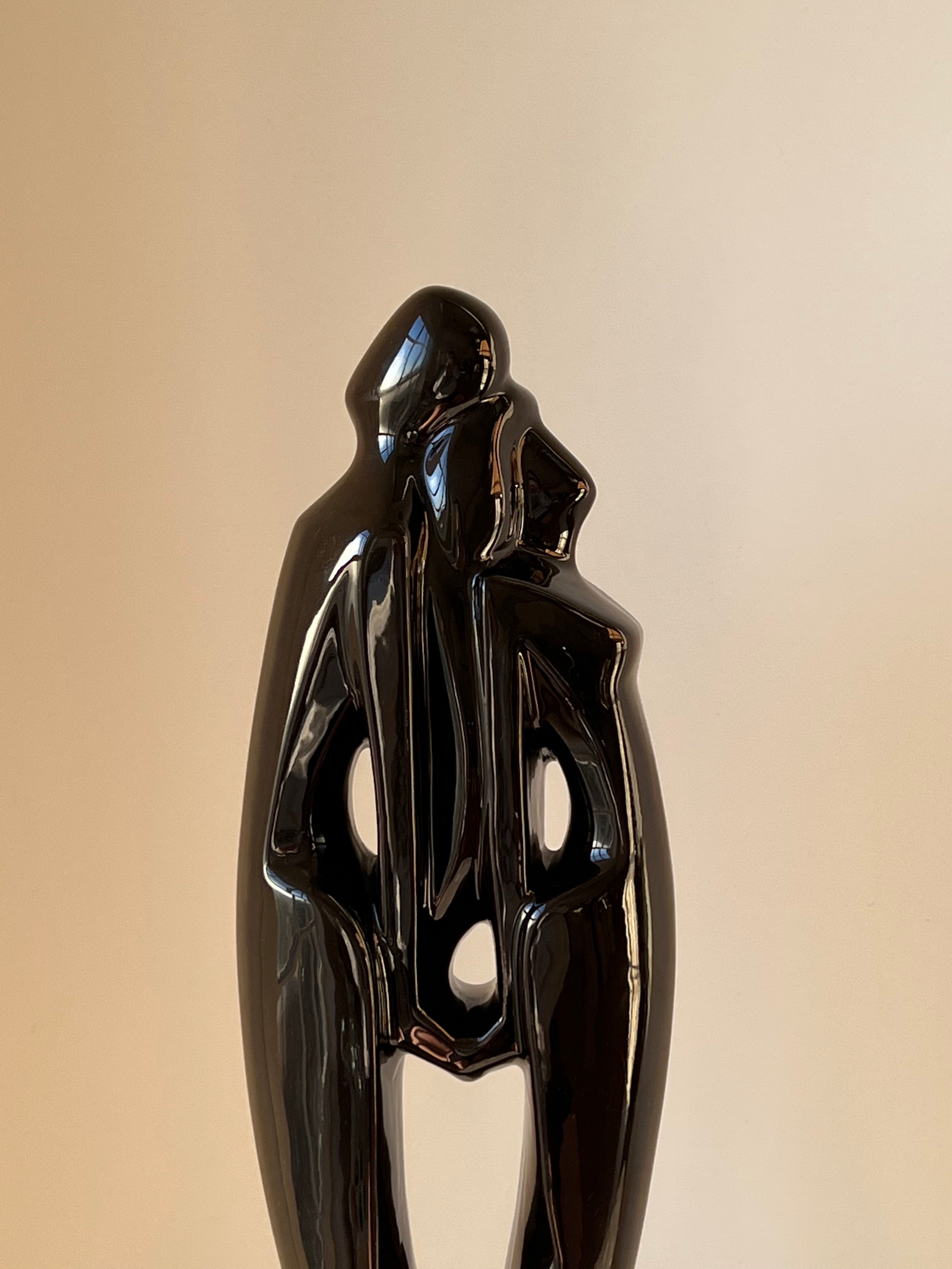 Black Haeger Sculpture