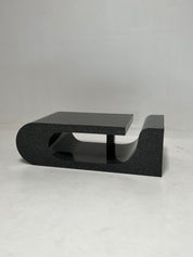 Post Modern Grey Veneer Coffee Table