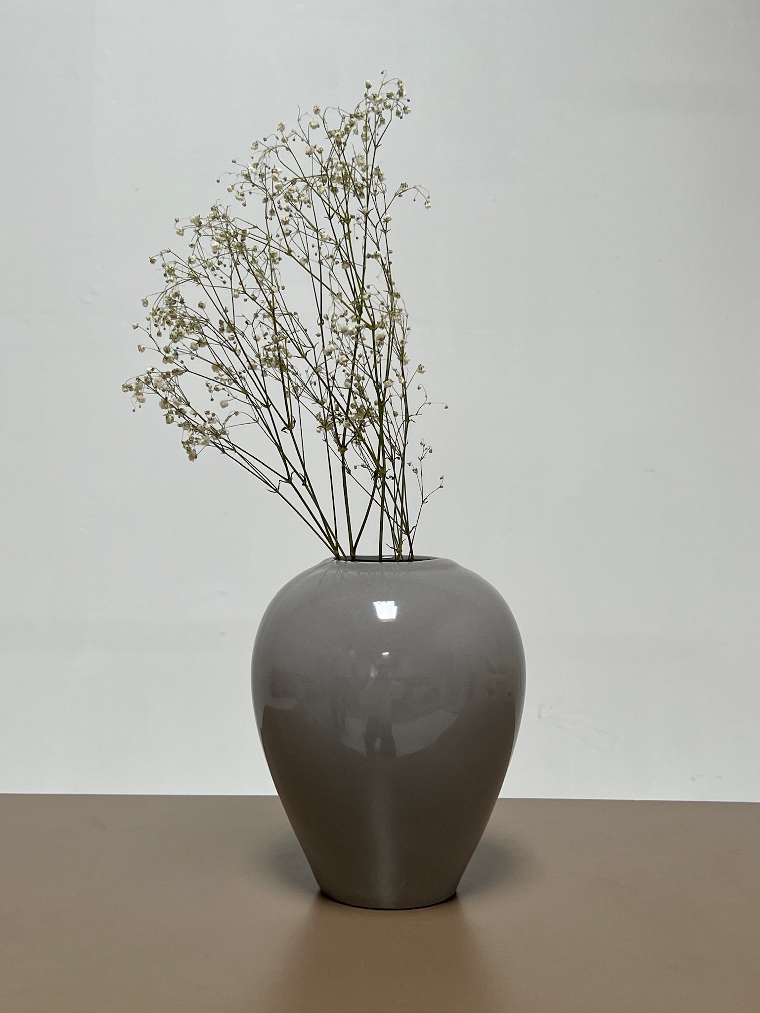 Haeger Grey Ceramic Vase