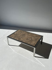 Marble and Chrome Coffee Table