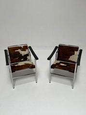 Lc1 Cowhide Sling Chairs by Design Within Reach