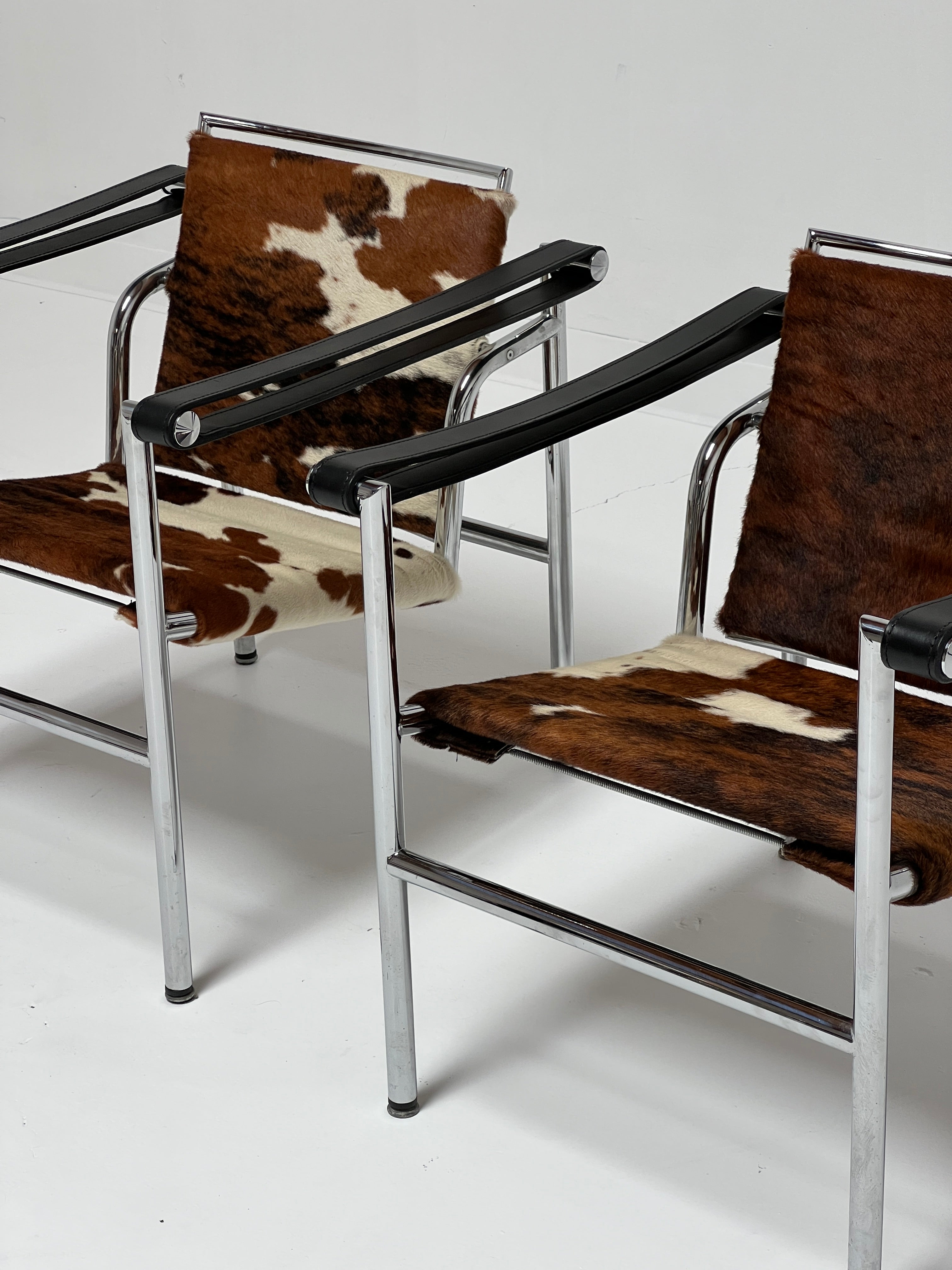 Lc1 Cowhide Sling Chairs by Design Within Reach