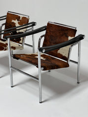 Lc1 Cowhide Sling Chairs by Design Within Reach