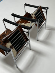 Lc1 Cowhide Sling Chairs by Design Within Reach