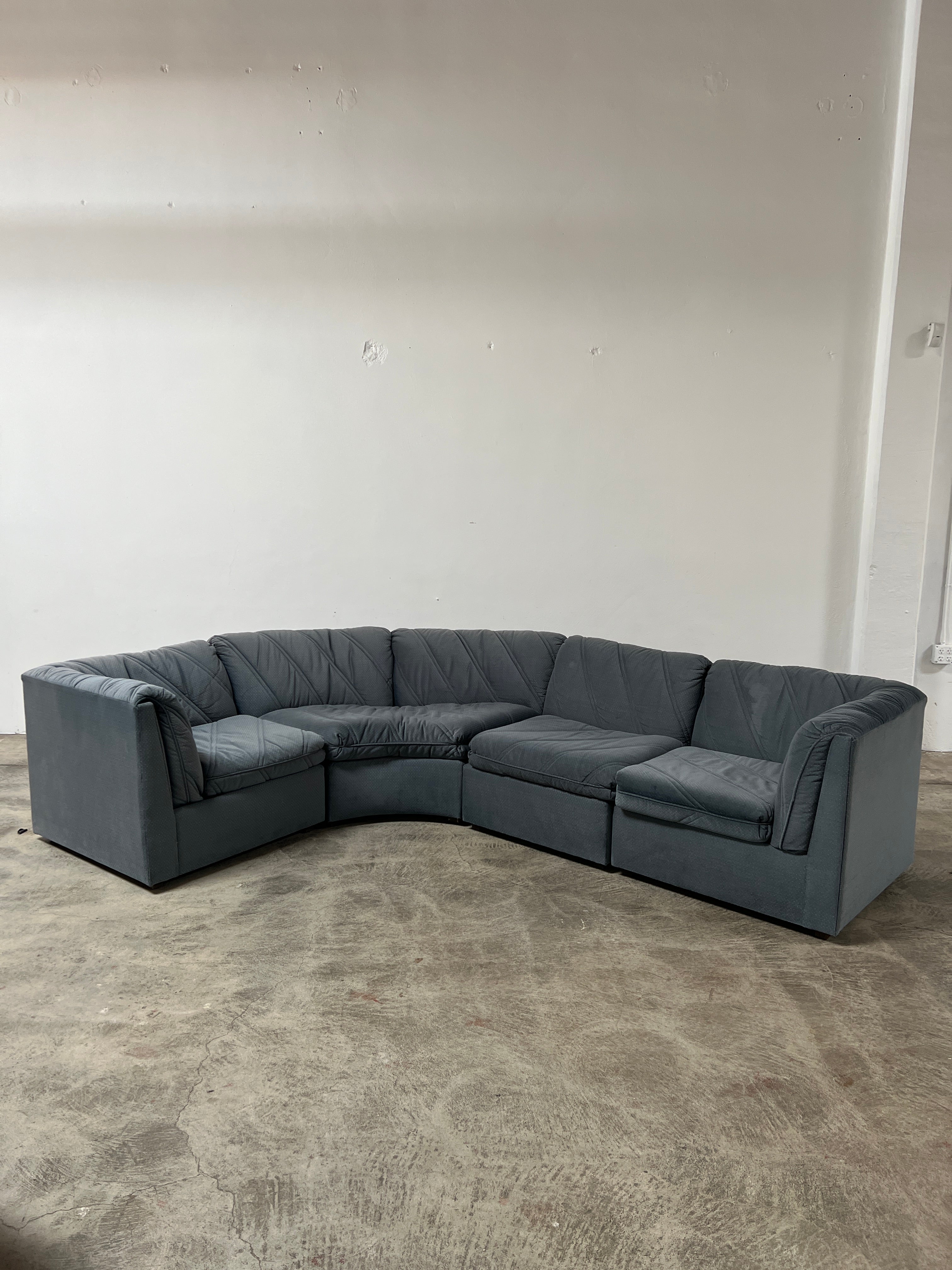 1970s Modular Sofa by Bernhardt